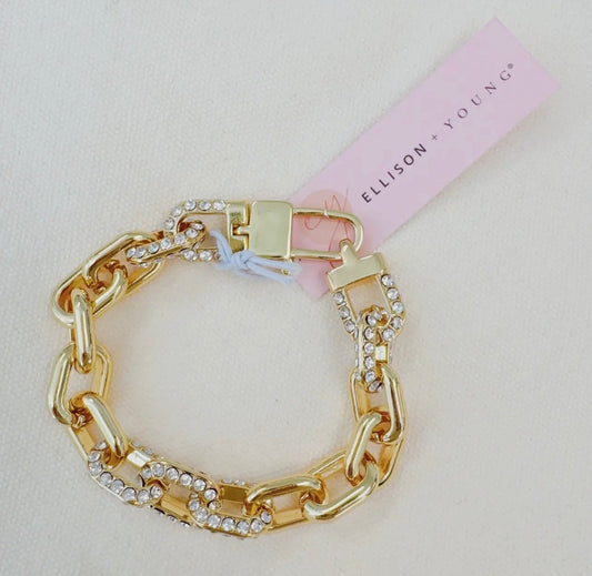 Chic and Sparkle Chain Bracelet