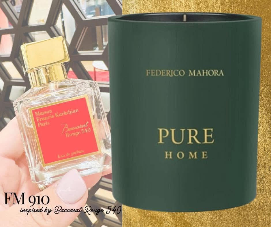 Designer inspired Baccarat Rouge 540 candle