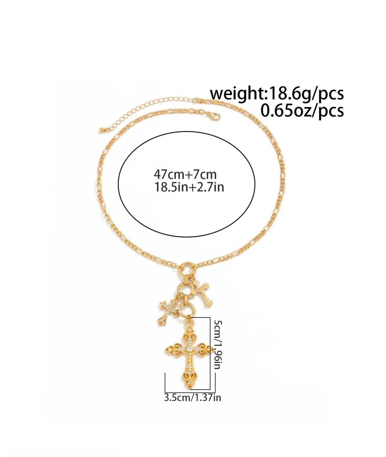 Elegant cross pendant