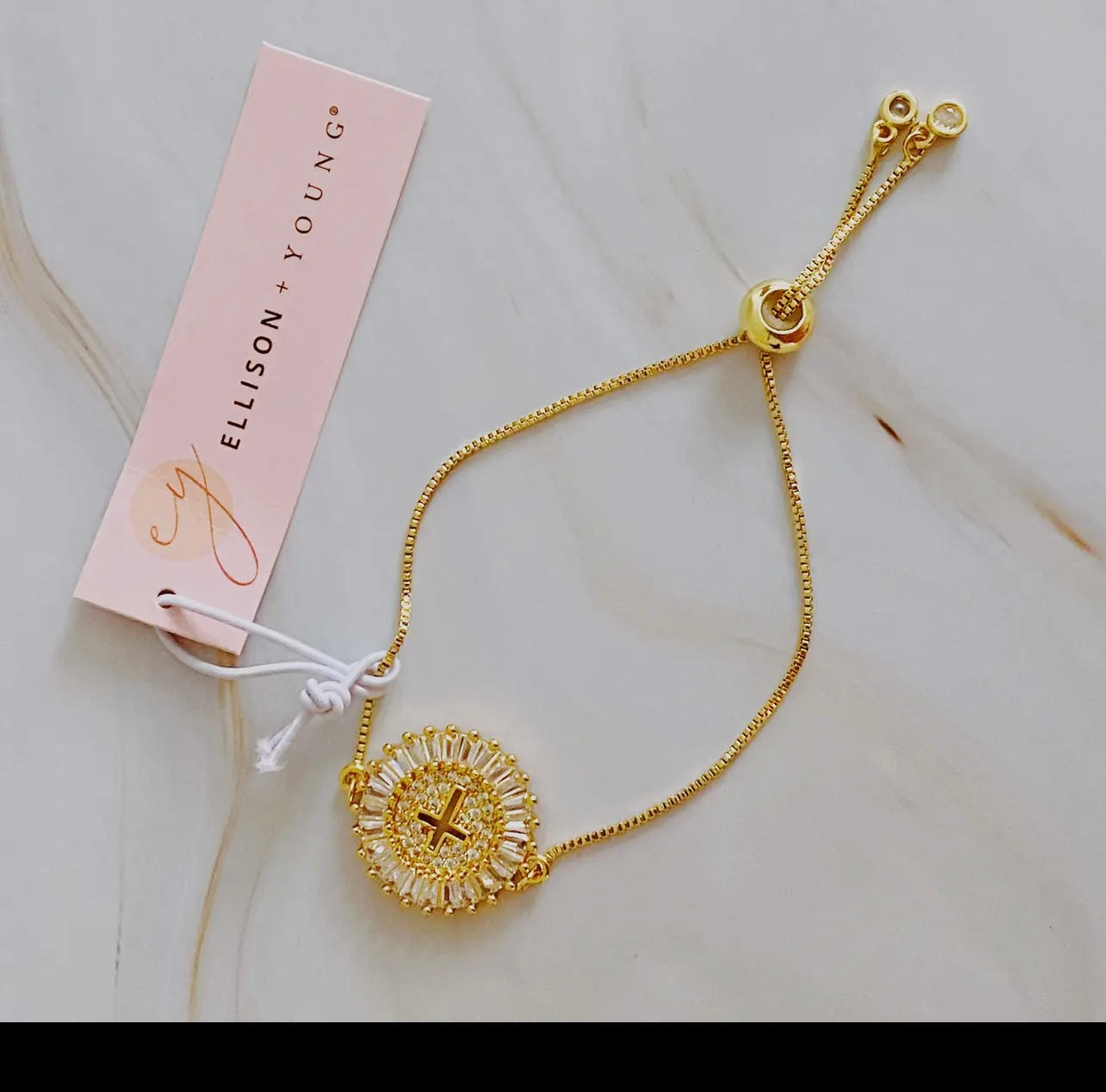 Mesmerized by the cross slide bracelet