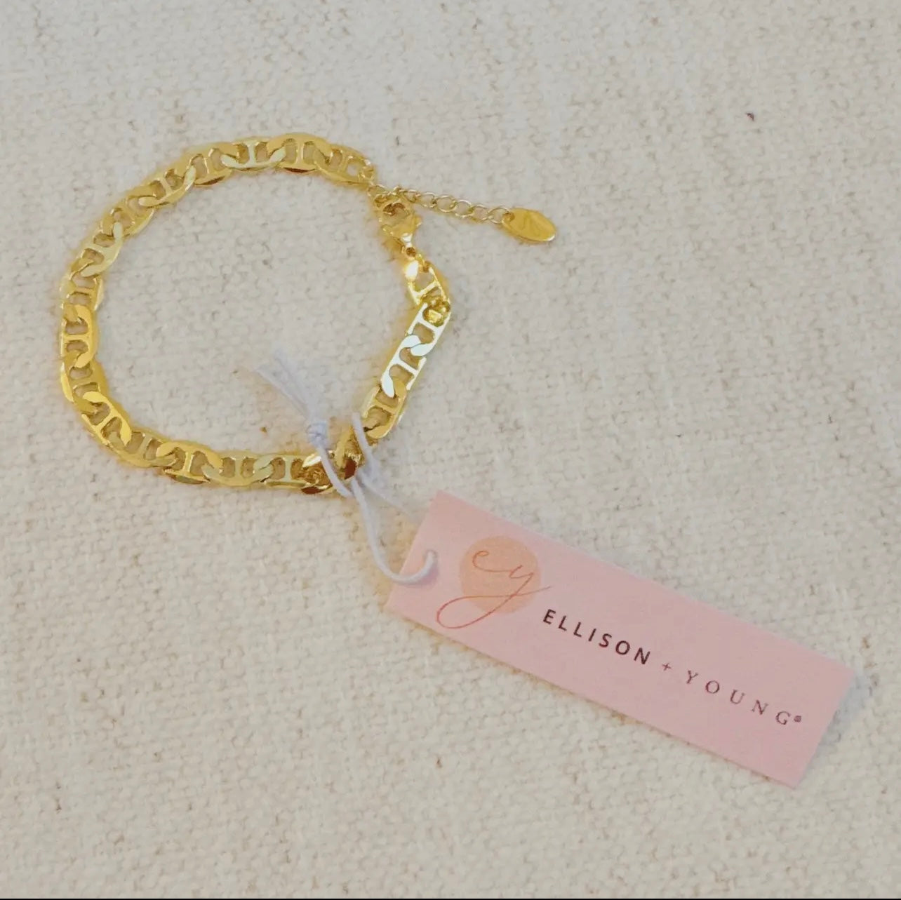 Horse Bit Linked Chain Braceler