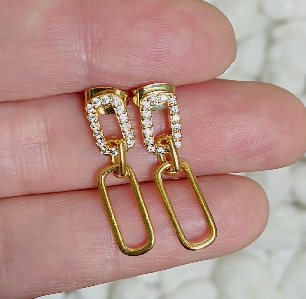 Edge Dangle Earrings
