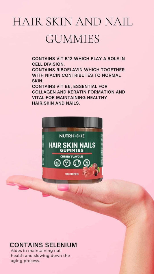 FM world Hair Skin and Nail Gummies
