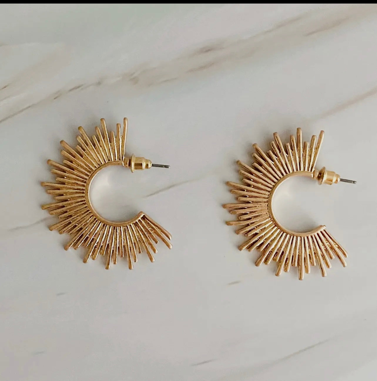 Pharaoh Half Hoop Earrings