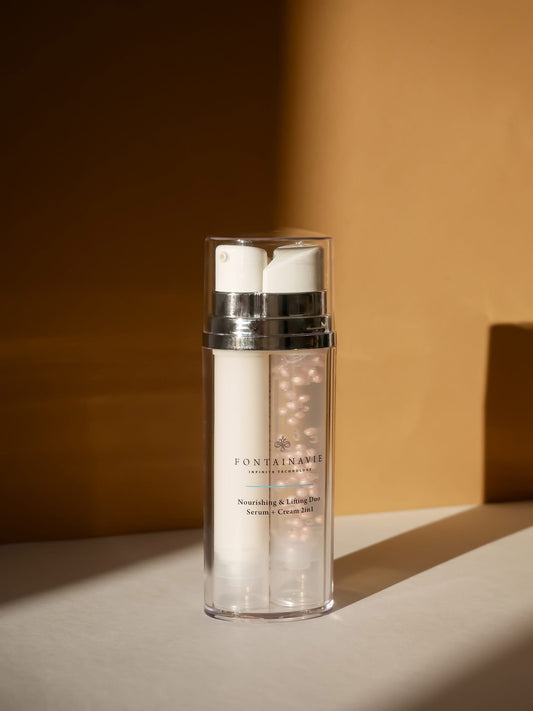 Fontainavie nourishing and lifting serum & cream 2-in-1